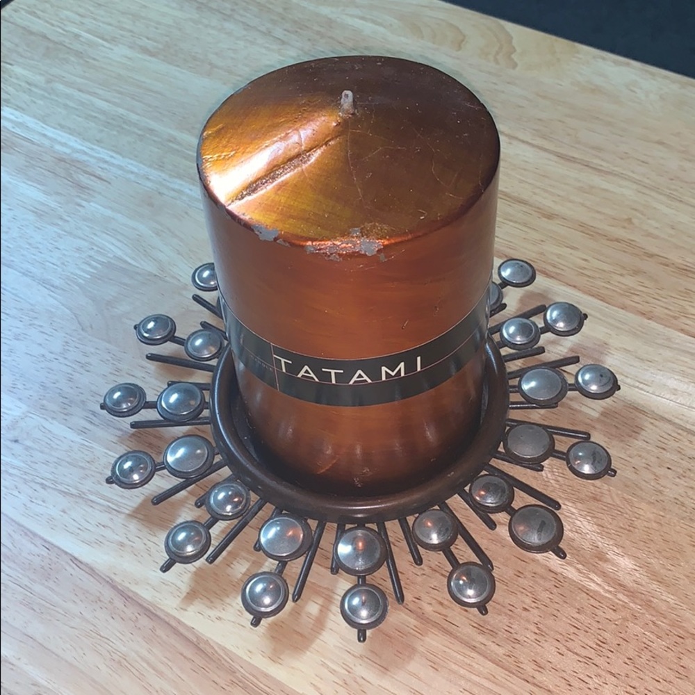 Zodax candle and holder set